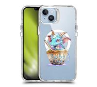 Head Case Designs Officially Licensed Ruth Thompson Boba Tea Cups and Dragons Shockproof Bumper Case [Military Grade Protection] Compatible with Apple iPhone 14 Plus and Compatible with MagSafe