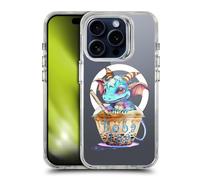 Head Case Designs Officially Licensed Ruth Thompson Boba Tea Cups and Dragons Shockproof Bumper Case [Military Grade Protection] Compatible with Apple iPhone 15 Pro and Compatible with MagSafe