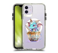 Head Case Designs Officially Licensed Ruth Thompson Boba Tea Cups and Dragons Shockproof Bumper Case [Military Grade Protection] Compatible with Apple iPhone 11 and Compatible with MagSafe