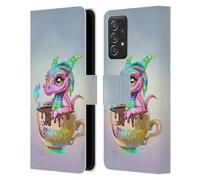 Head Case Designs Officially Licensed Ruth Thompson Cappuccino Cup O Dragons Leather Wallet Case Compatible With Samsung Galaxy A53 5G (2022)