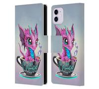 Head Case Designs Officially Licensed Ruth Thompson Coffee Cup O Dragons Leather Wallet Case Compatible With Apple iPhone 11