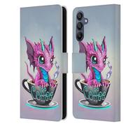 Head Case Designs Officially Licensed Ruth Thompson Coffee Cup O Dragons Leather Wallet Case Compatible With Samsung Galaxy A15