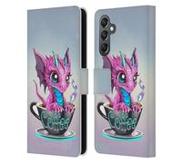 Head Case Designs Officially Licensed Ruth Thompson Coffee Cup O Dragons Leather Wallet Case Compatible With Samsung Galaxy A25 5G