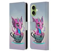 Head Case Designs Officially Licensed Ruth Thompson Coffee Cup O Dragons Leather Wallet Case Compatible With Apple iPhone 17