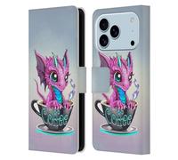 Head Case Designs Officially Licensed Ruth Thompson Coffee Cup O Dragons Leather Wallet Case Compatible With Apple iPhone 17 Pro