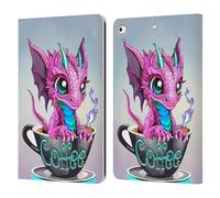 Head Case Designs Officially Licensed Ruth Thompson Coffee Cup O Dragons Leather Wallet Case Compatible With Apple iPad 9.7 2017 / iPad 9.7 2018
