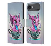 Head Case Designs Officially Licensed Ruth Thompson Coffee Cup O Dragons Leather Wallet Case Compatible With Apple iPhone 17 Air