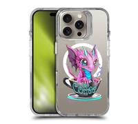 Head Case Designs Officially Licensed Ruth Thompson Coffee Cups and Dragons Shockproof Bumper Case [Military Grade Protection] Compatible with Apple iPhone 16 Pro and Compatible with MagSafe