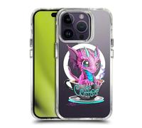 Head Case Designs Officially Licensed Ruth Thompson Coffee Cups and Dragons Shockproof Bumper Case [Military Grade Protection] Compatible with Apple iPhone 14 Pro and Compatible with MagSafe