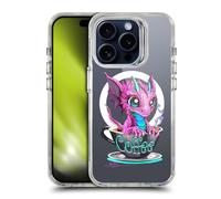 Head Case Designs Officially Licensed Ruth Thompson Coffee Cups and Dragons Shockproof Bumper Case [Military Grade Protection] Compatible with Apple iPhone 15 Pro and Compatible with MagSafe