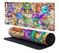 Head Case Designs Officially Licensed Ruth Thompson Cup O Dragons Play Art Dragon Art 37.4 x 15.75 x 0.16 inches (900 x 400 mm) - XL Gaming Office Desk PC Keyboard Mouse Mat Pad
