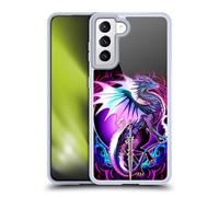 Head Case Designs Officially Licensed Ruth Thompson Ebon Blade Fantasy Dragons with Swords Gel Case [Military Grade Protection] Compatible with Samsung Galaxy S21 5G and Compatible with MagSafe
