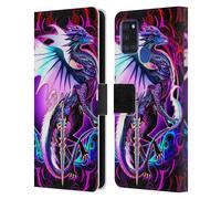 Head Case Designs Officially Licensed Ruth Thompson Ebon Blade Fantasy Dragons with Swords Leather Wallet Case Compatible With Samsung Galaxy A21s (2020)