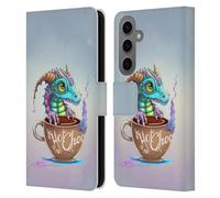 Head Case Designs Officially Licensed Ruth Thompson Hot Chocolate Cup O Dragons Leather Wallet Case Compatible With Samsung Galaxy S25