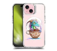 Head Case Designs Officially Licensed Ruth Thompson Hot Chocolate Cups and Dragons Shockproof Bumper Case [Military Grade Protection] Compatible with Apple iPhone 15 and Compatible with MagSafe