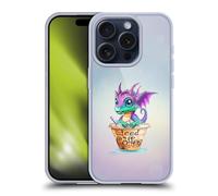 Head Case Designs Officially Licensed Ruth Thompson Iced Coffee Cup O Dragons Gel Case [Military Grade Protection] Compatible with Apple iPhone 15 Pro and Compatible with MagSafe