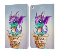 Head Case Designs Officially Licensed Ruth Thompson Iced Coffee Cup O Dragons Leather Wallet Case Compatible With Apple iPad 9.7 2017 / iPad 9.7 2018