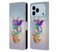 Head Case Designs Officially Licensed Ruth Thompson Iced Coffee Cup O Dragons Leather Wallet Case Compatible With Apple iPhone 17 Pro