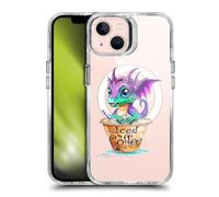 Head Case Designs Officially Licensed Ruth Thompson Iced Coffee Cups and Dragons Shockproof Bumper Case [Military Grade Protection] Compatible with Apple iPhone 13 and Compatible with MagSafe