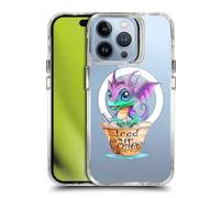 Head Case Designs Officially Licensed Ruth Thompson Iced Coffee Cups and Dragons Shockproof Bumper Case [Military Grade Protection] Compatible with Apple iPhone 13 Pro and Compatible with MagSafe