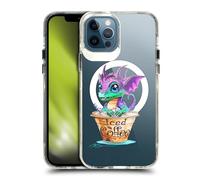 Head Case Designs Officially Licensed Ruth Thompson Iced Coffee Cups and Dragons Shockproof Bumper Case [Military Grade] Compatible with iPhone 12 / iPhone 12 Pro and Compatible with MagSafe