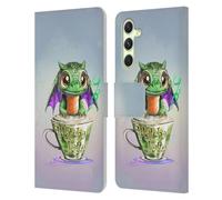 Head Case Designs Officially Licensed Ruth Thompson Matcha Cup O Dragons Leather Wallet Case Compatible With Samsung Galaxy A54 5G