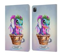 Head Case Designs Officially Licensed Ruth Thompson Mocha Cup O Dragons Leather Wallet Case Compatible With Apple iPad Pro 11 2020/2021 / 2022