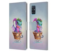 Head Case Designs Officially Licensed Ruth Thompson Mocha Cup O Dragons Leather Wallet Case Compatible With Samsung Galaxy A51 (2019)
