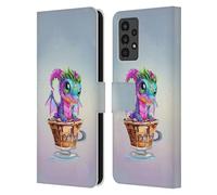 Head Case Designs Officially Licensed Ruth Thompson Mocha Cup O Dragons Leather Wallet Case Compatible With Samsung Galaxy A13 (2022)