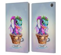 Head Case Designs Officially Licensed Ruth Thompson Mocha Cup O Dragons Leather Wallet Case Compatible With Amazon Fire Max 11 2023
