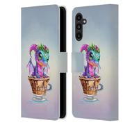 Head Case Designs Officially Licensed Ruth Thompson Mocha Cup O Dragons Leather Wallet Case Compatible With Samsung Galaxy A13 5G (2021)