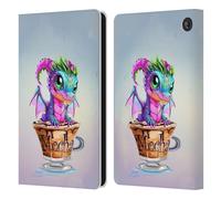 Head Case Designs Officially Licensed Ruth Thompson Mocha Cup O Dragons Leather Wallet Case Compatible With Amazon Fire 7 2022