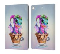 Head Case Designs Officially Licensed Ruth Thompson Mocha Cup O Dragons Leather Wallet Case Compatible With Apple iPad 9.7 2017 / iPad 9.7 2018