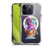 Head Case Designs Officially Licensed Ruth Thompson Mocha Cups and Dragons Shockproof Bumper Case [Military Grade Protection] Compatible with Apple iPhone 14 Pro and Compatible with MagSafe