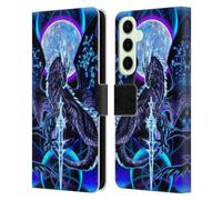 Head Case Designs Officially Licensed Ruth Thompson Night Blade & Constellations Dragons with Swords Leather Wallet Case Compatible With Samsung Galaxy S25+