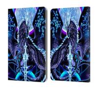 Head Case Designs Officially Licensed Ruth Thompson Night Blade & Constellations Dragons with Swords Leather Wallet Case Compatible With Kindle Paperwhite 1/2 / 3