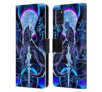 Head Case Designs Officially Licensed Ruth Thompson Night Blade & Constellations Dragons with Swords Leather Wallet Case Compatible With Samsung Galaxy A21s (2020)