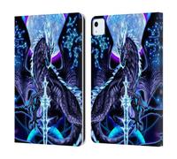 Head Case Designs Officially Licensed Ruth Thompson Night Blade & Constellations Dragons with Swords Leather Wallet Case Compatible With Apple iPad Air 11 2020/2022/2024/2025