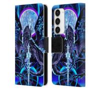 Head Case Designs Officially Licensed Ruth Thompson Night Blade & Constellations Dragons with Swords Leather Wallet Case Compatible With Samsung Galaxy S23 5G