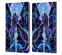 Head Case Designs Officially Licensed Ruth Thompson Night Blade & Constellations Dragons with Swords Leather Wallet Case Compatible With Amazon Fire Max 11 2023