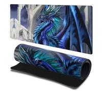 Head Case Designs Officially Licensed Ruth Thompson Nightfall Dragon Art 23.62 x 11.81 x 0.12 inches (600 x 300 mm) - L Gaming Office Desk PC Keyboard Mouse Mat Pad