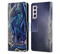 Head Case Designs Officially Licensed Ruth Thompson Nightfall Dragons Leather Wallet Case Compatible With Samsung Galaxy S21 5G