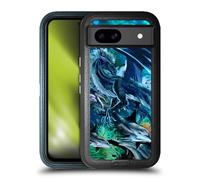 Head Case Designs Officially Licensed Ruth Thompson Sea Frolic Dragons Ultra-Armoured Shockproof Case [Military Grade Protection] Compatible With Google Pixel 8a