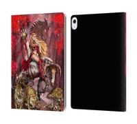 Head Case Designs Officially Licensed Ruth Thompson Taurus Bull, Tigers & Dragon Art Leather Wallet Case Compatible With Apple iPad Air 13 2024/2025