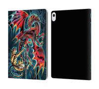 Head Case Designs Officially Licensed Ruth Thompson Tribal Dragon, Tiger & Sword Art Leather Wallet Case Compatible With Apple iPad Air 13 2024/2025