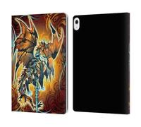 Head Case Designs Officially Licensed Ruth Thompson Tribal Orange Dragon & Sword Art Leather Wallet Case Compatible With Apple iPad Air 13 2024/2025