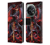 Head Case Designs Officially Licensed Ruth Thompson Widow Blade Dragons with Swords Leather Wallet Case Compatible With OnePlus 11 5G