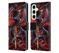 Head Case Designs Officially Licensed Ruth Thompson Widow Blade Dragons with Swords Leather Wallet Case Compatible With Samsung Galaxy S25+