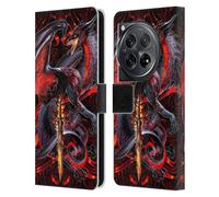 Head Case Designs Officially Licensed Ruth Thompson Widow Blade Dragons with Swords Leather Wallet Case Compatible With OnePlus 12