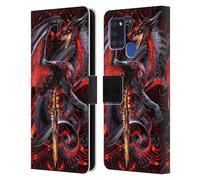 Head Case Designs Officially Licensed Ruth Thompson Widow Blade Dragons with Swords Leather Wallet Case Compatible With Samsung Galaxy A21s (2020)